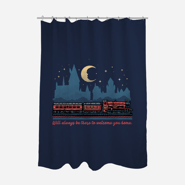 Welcome You Home-None-Polyester-Shower Curtain-glitchygorilla
