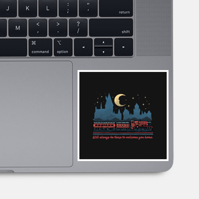 Welcome You Home-None-Glossy-Sticker-glitchygorilla