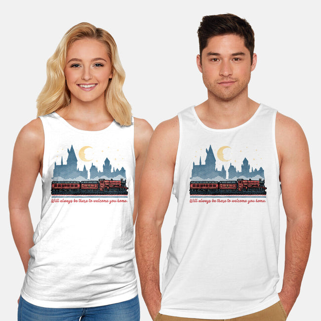 Welcome You Home-Unisex-Basic-Tank-glitchygorilla