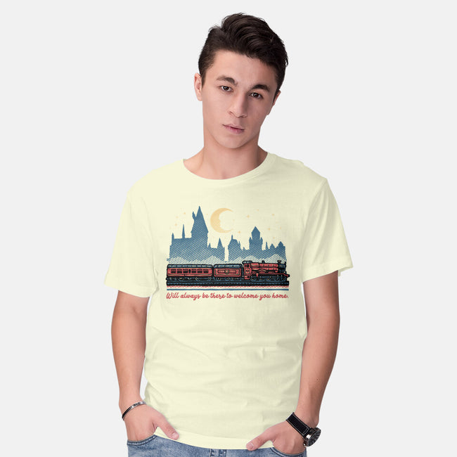 Welcome You Home-Mens-Basic-Tee-glitchygorilla