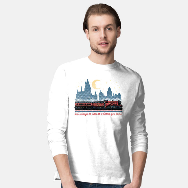 Welcome You Home-Mens-Long Sleeved-Tee-glitchygorilla