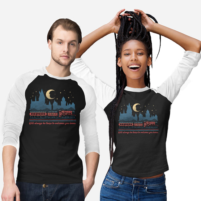Welcome You Home-Unisex-Baseball-Tee-glitchygorilla