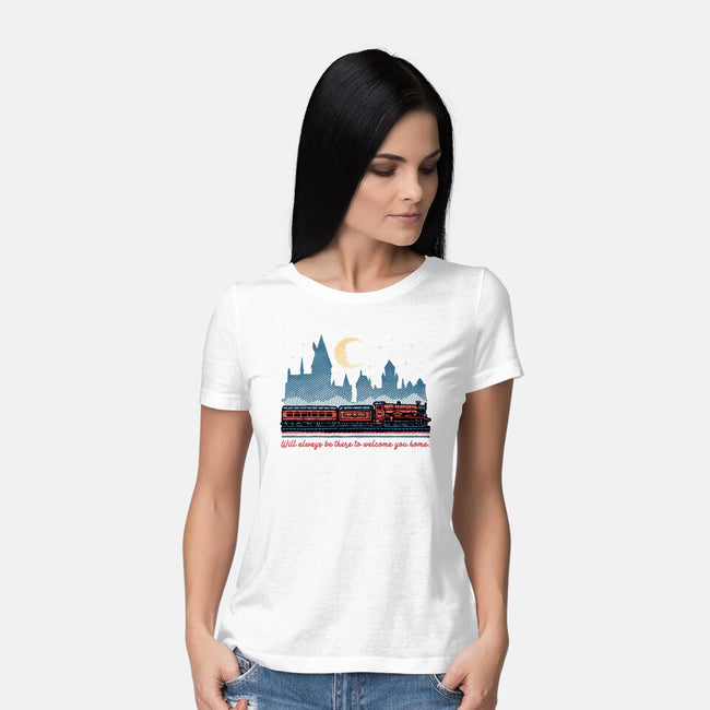 Welcome You Home-Womens-Basic-Tee-glitchygorilla