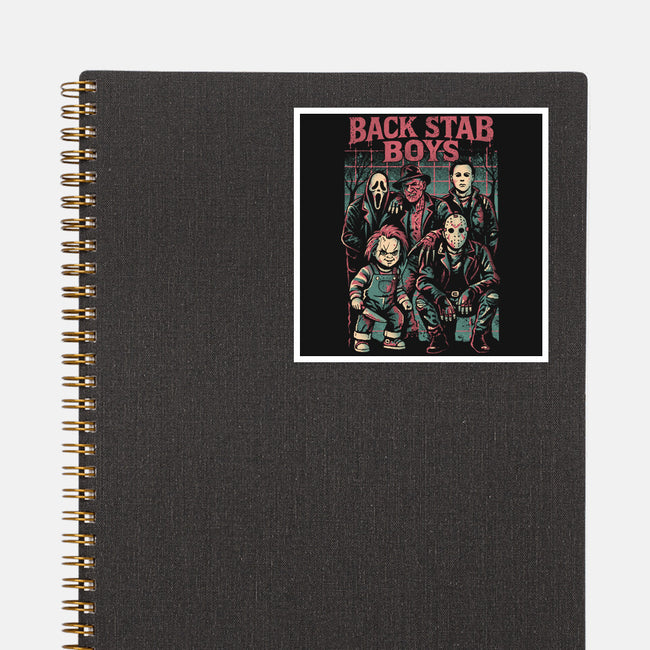 Back Stab Boys-None-Glossy-Sticker-eduely
