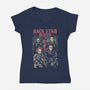Back Stab Boys-Womens-V-Neck-Tee-eduely