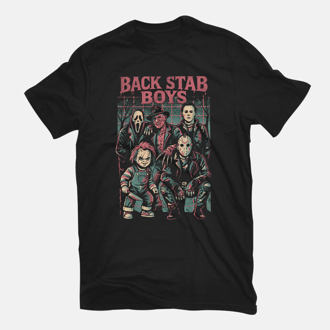 Back Stab Boys-Mens-Basic-Tee-eduely