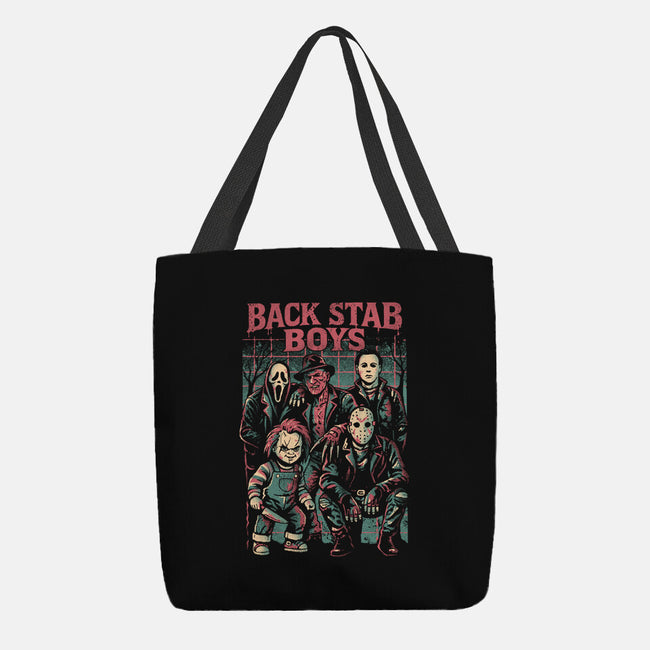 Back Stab Boys-None-Basic Tote-Bag-eduely