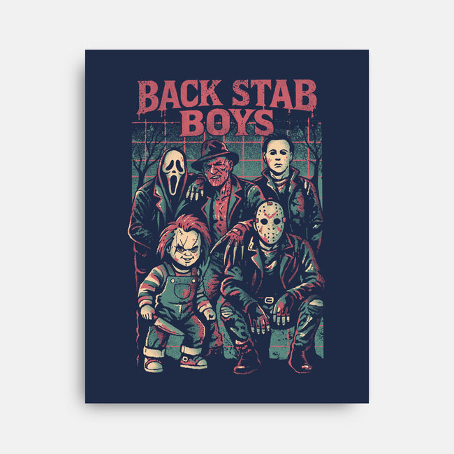 Back Stab Boys-None-Stretched-Canvas-eduely