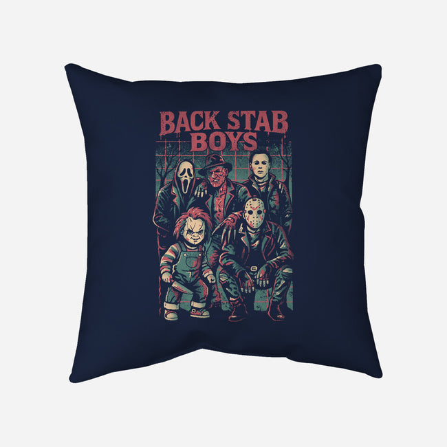 Back Stab Boys-None-Removable Cover w Insert-Throw Pillow-eduely
