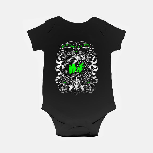 Living People Are Overrated-Baby-Basic-Onesie-eduely