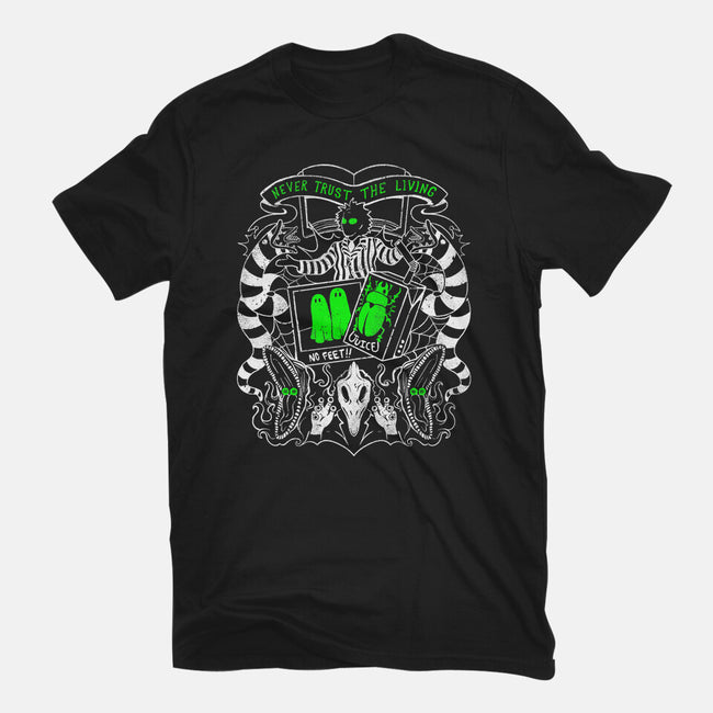 Living People Are Overrated-Womens-Fitted-Tee-eduely