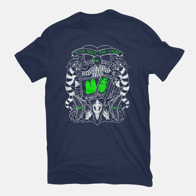 Living People Are Overrated-Womens-Fitted-Tee-eduely