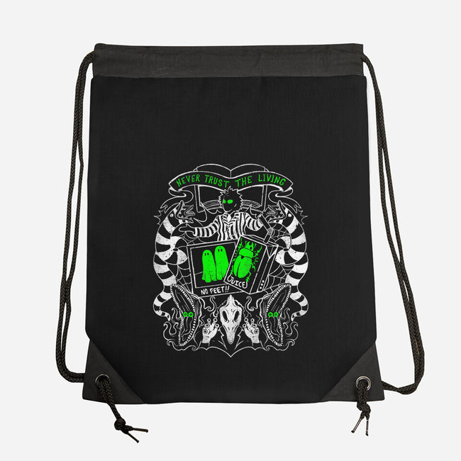 Living People Are Overrated-None-Drawstring-Bag-eduely