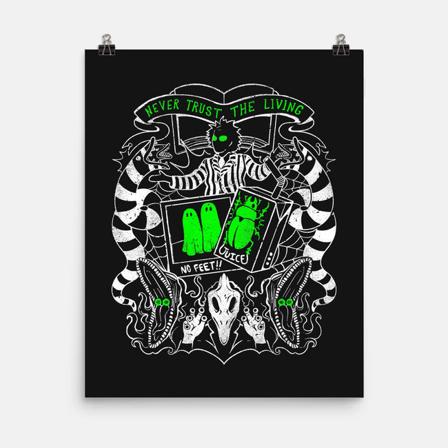 Living People Are Overrated-None-Matte-Poster-eduely
