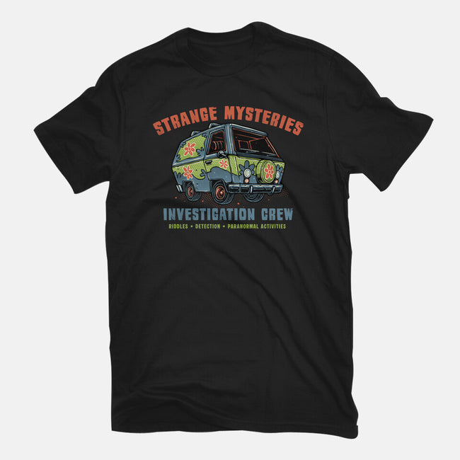 Strange Mysteries-Womens-Basic-Tee-glitchygorilla