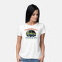 Strange Mysteries-Womens-Basic-Tee-glitchygorilla