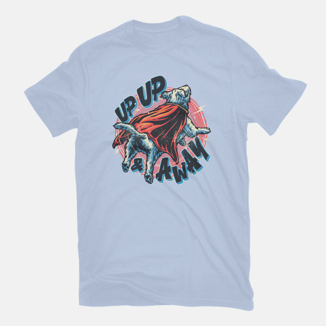 Krypto Up Up And Away-Womens-Basic-Tee-glitchygorilla