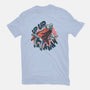 Krypto Up Up And Away-Womens-Basic-Tee-glitchygorilla