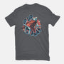 Krypto Up Up And Away-Mens-Heavyweight-Tee-glitchygorilla
