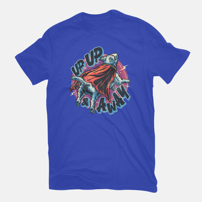 Krypto Up Up And Away-Womens-Basic-Tee-glitchygorilla