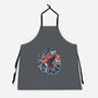 Krypto Up Up And Away-Unisex-Kitchen-Apron-glitchygorilla