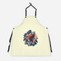 Krypto Up Up And Away-Unisex-Kitchen-Apron-glitchygorilla