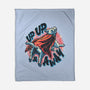 Krypto Up Up And Away-None-Fleece-Blanket-glitchygorilla