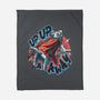 Krypto Up Up And Away-None-Fleece-Blanket-glitchygorilla