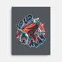 Krypto Up Up And Away-None-Stretched-Canvas-glitchygorilla