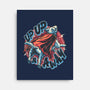 Krypto Up Up And Away-None-Stretched-Canvas-glitchygorilla