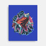 Krypto Up Up And Away-None-Stretched-Canvas-glitchygorilla