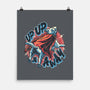 Krypto Up Up And Away-None-Matte-Poster-glitchygorilla