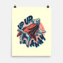 Krypto Up Up And Away-None-Matte-Poster-glitchygorilla