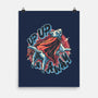 Krypto Up Up And Away-None-Matte-Poster-glitchygorilla