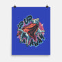 Krypto Up Up And Away-None-Matte-Poster-glitchygorilla