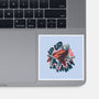 Krypto Up Up And Away-None-Glossy-Sticker-glitchygorilla