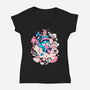 Sweet Medicine-Womens-V-Neck-Tee-Estudio Horta