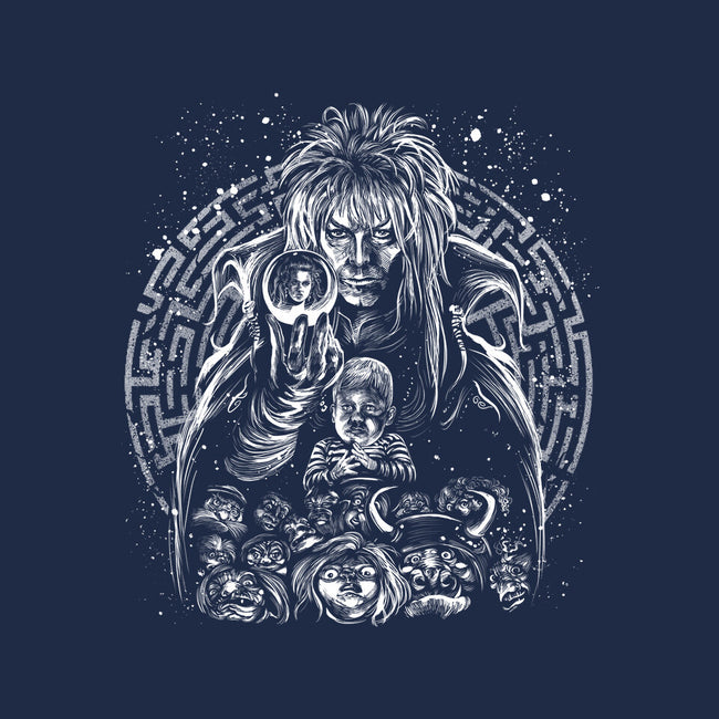 Goblin King Under The Snow-Unisex-Pullover-Sweatshirt-zascanauta