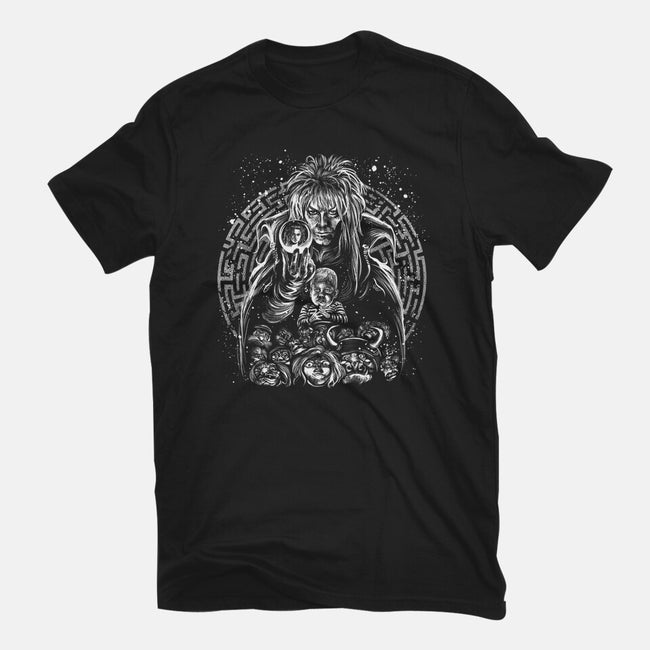 Goblin King Under The Snow-Unisex-Basic-Tee-zascanauta