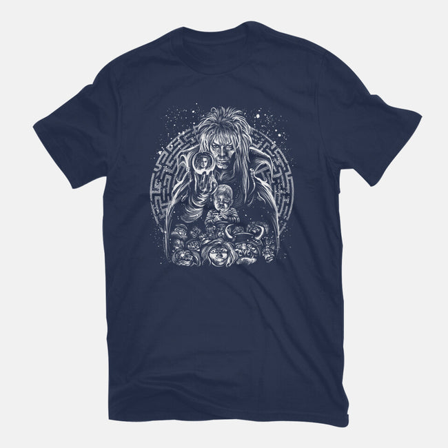 Goblin King Under The Snow-Unisex-Basic-Tee-zascanauta