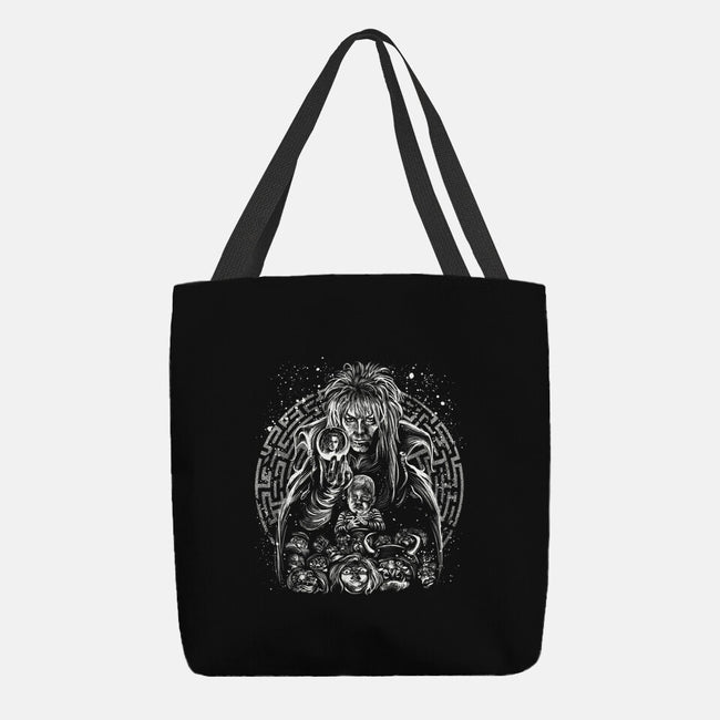 Goblin King Under The Snow-None-Basic Tote-Bag-zascanauta