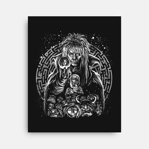 Goblin King Under The Snow-None-Stretched-Canvas-zascanauta