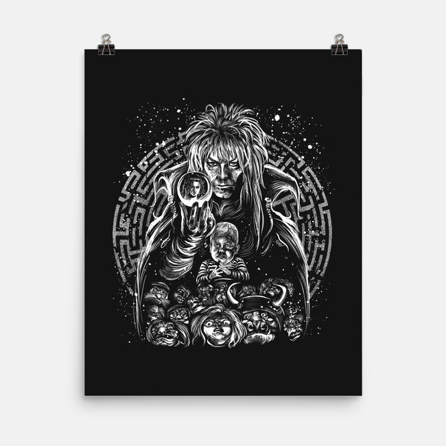 Goblin King Under The Snow-None-Matte-Poster-zascanauta