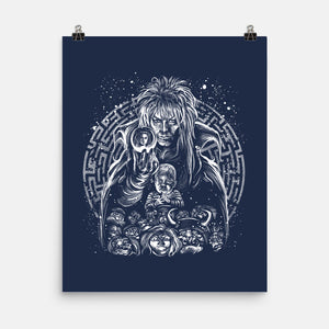 Goblin King Under The Snow-None-Matte-Poster-zascanauta
