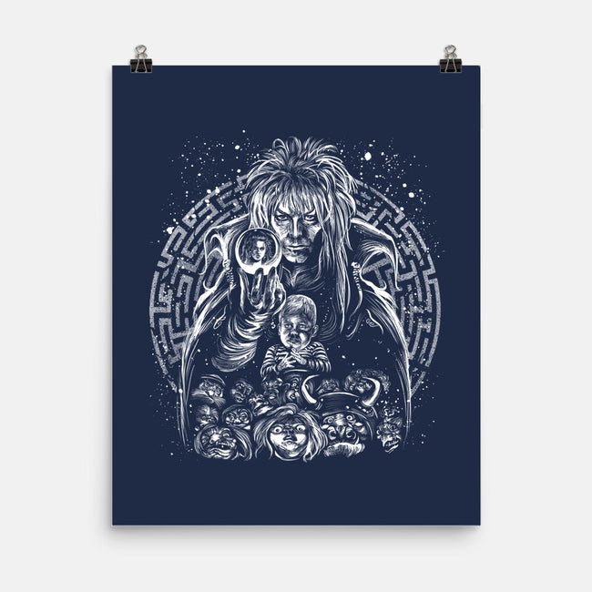 Goblin King Under The Snow-None-Matte-Poster-zascanauta