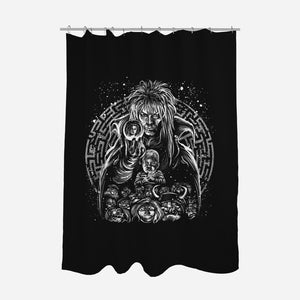 Goblin King Under The Snow-None-Polyester-Shower Curtain-zascanauta
