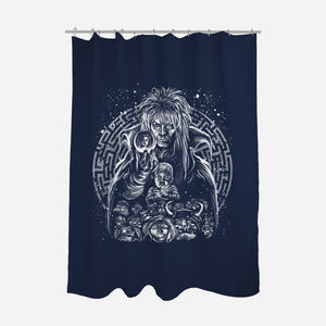 Goblin King Under The Snow-None-Polyester-Shower Curtain-zascanauta
