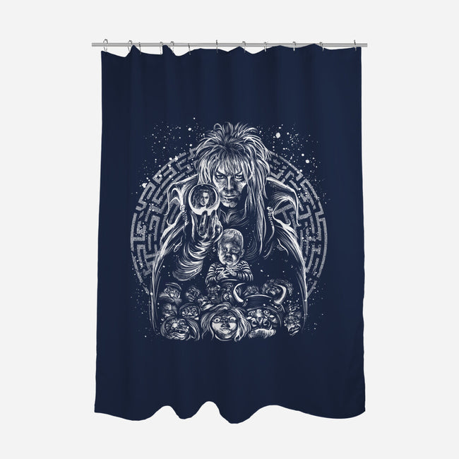 Goblin King Under The Snow-None-Polyester-Shower Curtain-zascanauta