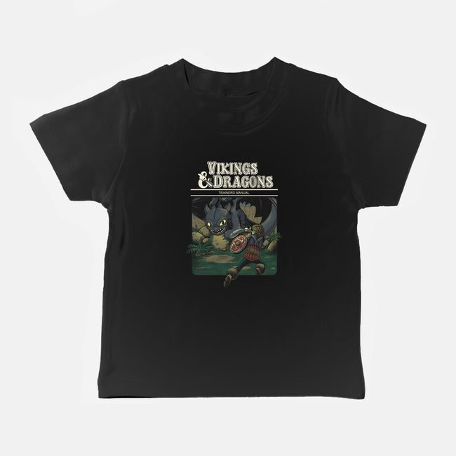Vikings And Dragons-Baby-Basic-Tee-Betmac