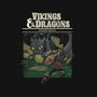 Vikings And Dragons-Womens-Fitted-Tee-Betmac